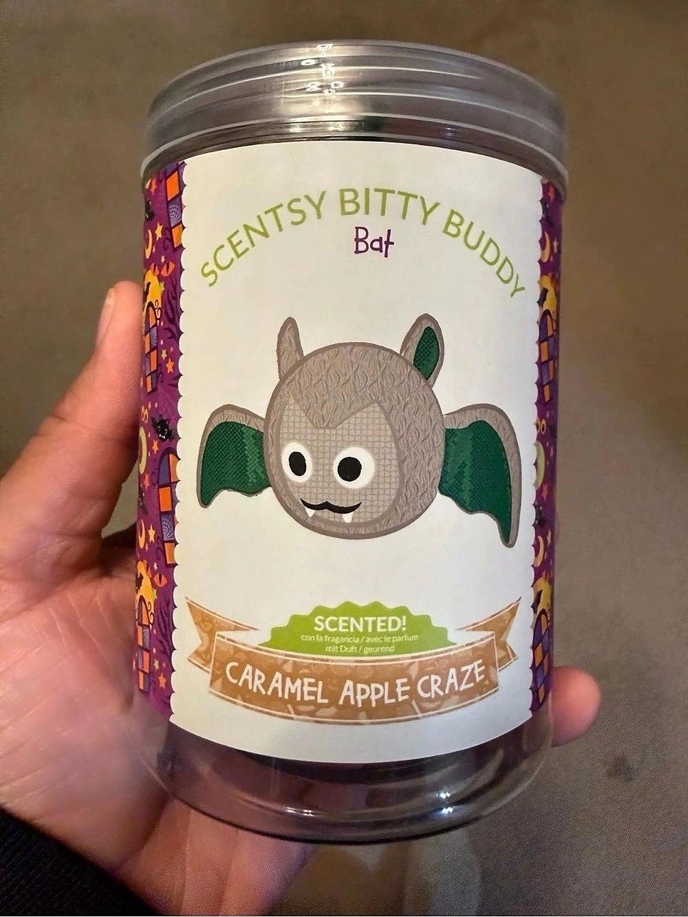 Scentsy Bitty Buddies Bat Scented Caramel Apple Craze